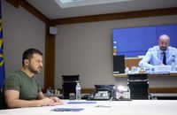 Zełenski: Rosja uderzając w ukraińską energetykę chce wywołać nową falę migracji Ukraińców do UE 